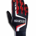 Gloves Sparco HYPERGRIP+ Black/Red 10 Multicolour