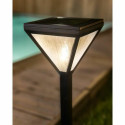 Solar lamp Galix 25 lm Black Stainless steel