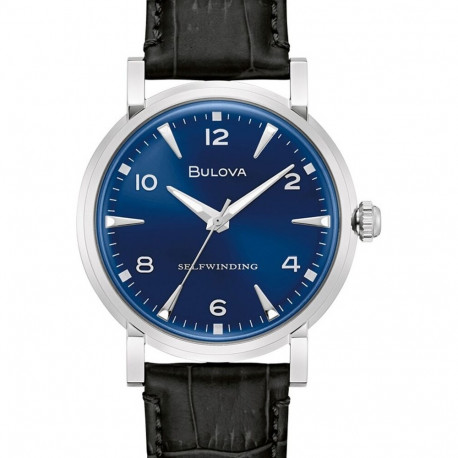 Meeste Kell Bulova 96A242 Must (Ø 40 mm)