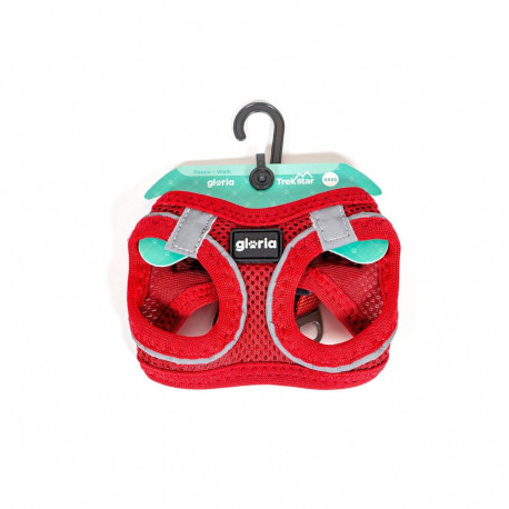 Dog Harness Gloria Trek Star 32,8-35,4 cm 45-47 cm Red M
