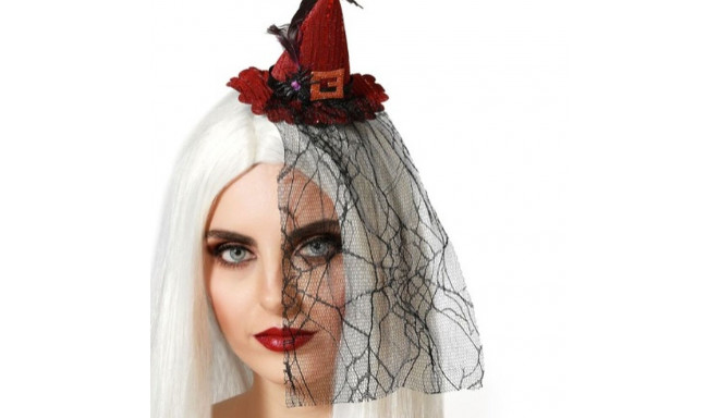 Headband Hat Witch Halloween Red