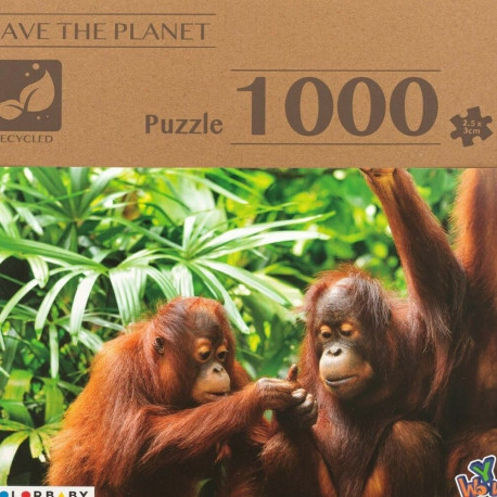 Pusle Colorbaby Orangutan 6 Ühikut 68 x 50 x 0,1 cm
