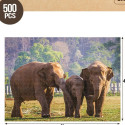 Pusle Colorbaby Elephant 500 Tükid, osad 6 Ühikut 61 x 46 x 0,1 cm