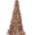 Decorative Figure Christmas Tree Tinsel Copper Fuchsia polypropylene PET 24 x 46 x 24 cm (24 Units)