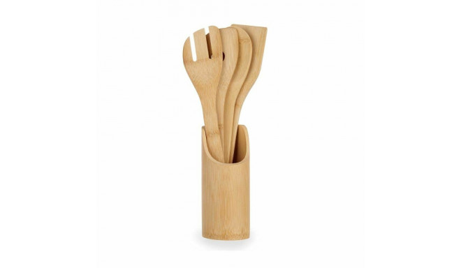 Set of Kitchen Utensils Kinvara 90960 90960 Bamboo 8 x 32 x 8 cm (12 Units)