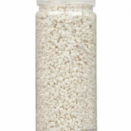 Dekoratīvie akmeņi Balts 2 - 5 mm 700 g (12 gb.)