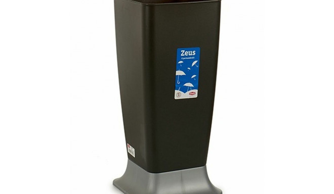 Корзина для зонтов Stefanplast Zeus Антрацитный Пластик 25 x 55 x 25 cm (6 штук)