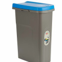 Rubbish bin Stefanplast Blue Grey Plastic 25 L (6 Units)