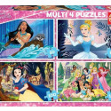 4 Pužļu Komplekts Princesses Disney Educa 17637 380 Daudzums