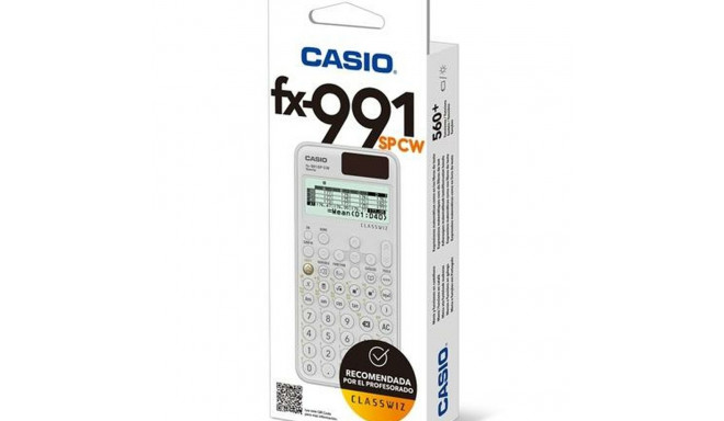 Teaduskalkulaator Casio Sinine Valge