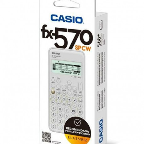 Teaduskalkulaator Casio Valge