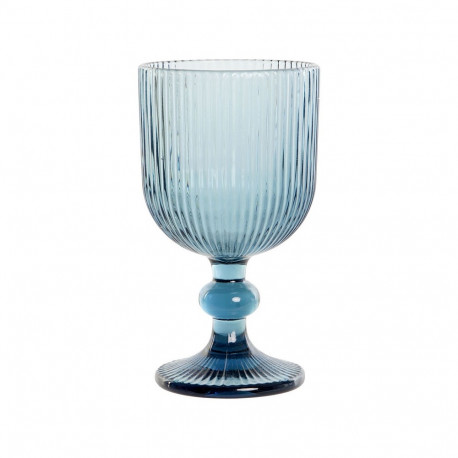 Set of cups DKD Home Decor Blue Crystal 240 ml