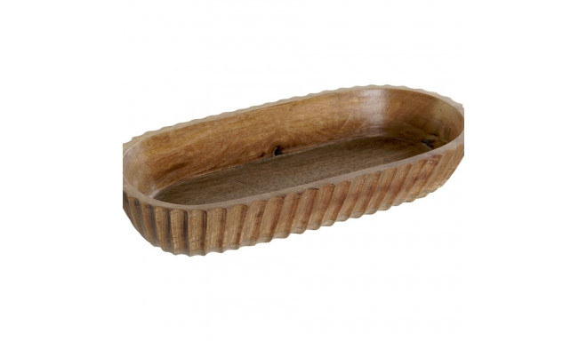 Centerpiece DKD Home Decor Natural Mango wood 32 x 15 x 5 cm 31 x 15 x 5 cm
