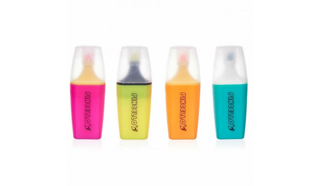 Fluorescējošo Marķieru Komplekts Pincello 495 Dzeltens Zaļš Daudzkrāsains Oranžs Rozā (12 gb.)