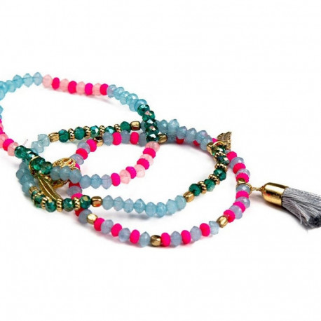 Bracelet Inca Pompoms (3 pcs)