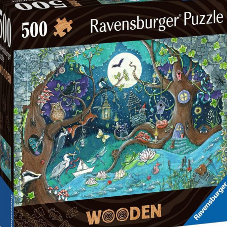 Pusle Ravensburger 17516 Fantasy Forest Puit 500 Tükid, osad