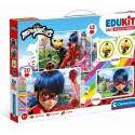 4-Puzzle Set Miraculous: Tales of Ladybug & Cat Noir Clementoni Edukit