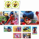 4-Puzzle Set Miraculous: Tales of Ladybug & Cat Noir Clementoni Edukit