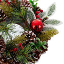 Рождественский венок Красный Зеленый Разноцветный Пластик Foam Ананасы 22 x 22 cm