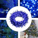 Wreath of LED Lights 5 m Blue White 3,6 W Christmas