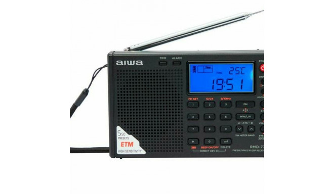 Kellraadio Aiwa PLL DSP FM stereo tuner / SW / MW / LW