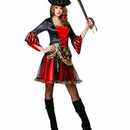 Costume for Adults My Other Me Pirate Red - M/L