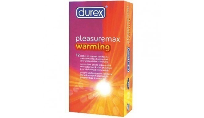 Durex Pleasuremax Warming - 12 pcs