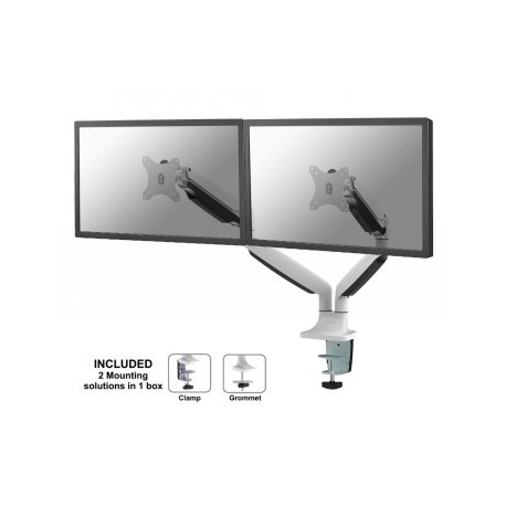 NEOMOUNTS FLAT SCREEN DESK MOUNT (10-32") DESK CLAMP/GROMMET