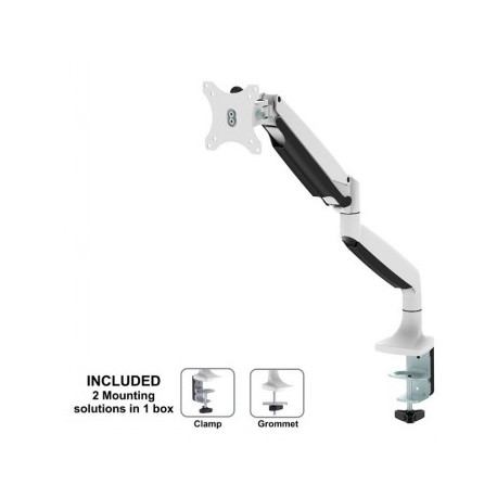 NEOMOUNTS FLAT SCREEN DESK MOUNT (10-32") DESK CLAMP/GROMMET