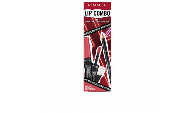 RIMMEL LONDON LIP COMBO PROVOCALIPS LOTE #Pink crush 2 u