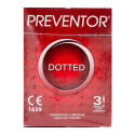 Prezerwatywy Dotted 3szt. Preventor