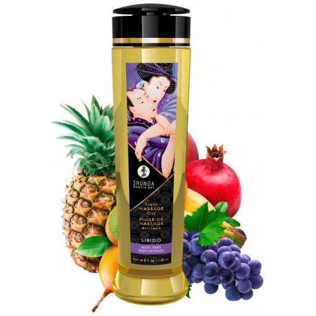 Shunga massaažiõli Libido Exotic Fruits 240ml