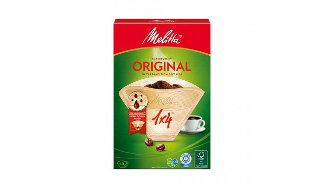 MELITTA Original kavos filtrai, 1X4, 40 vnt.