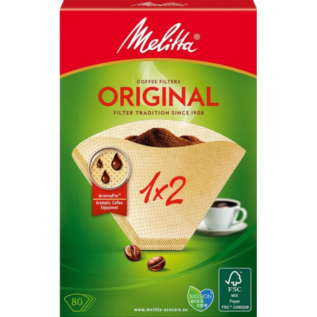 MELITTA 1X2/80 coffee filters