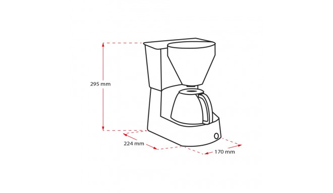 Melitta filter coffe EASY 1023-02 BK