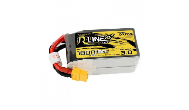 Battery Tattu R-Line Version 3.0 1800mAh 14,8V 120C 4S1P XT60