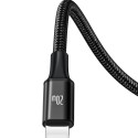 Baseus Rapid Series 3-in-1 cable USB-C For M+L+T 20W 1.5m Black