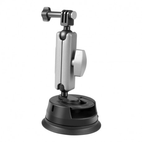 PULUZ car mount with suction cup, mounting adapter and long screw for sports cameras (including Osmo