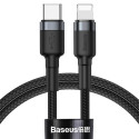 Baseus Cafule Cable Type-C to iP PD 18W 1m Gray+Black