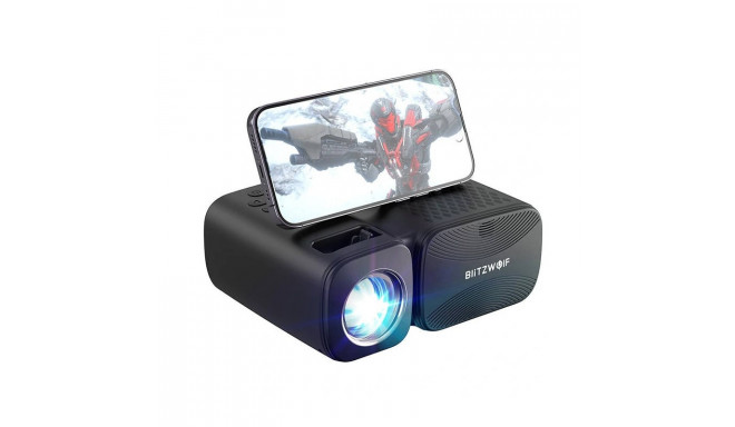 BlitzWolf BW-V3 Mini LED beamer / projector, Wi-Fi + Bluetooth (black)