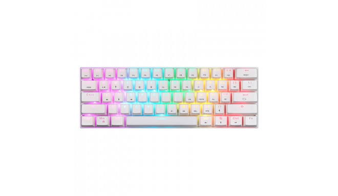 Wireless mechanical keyboard Motospeed SK62 White (blue switch)