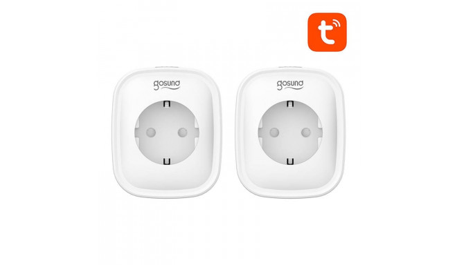 Gosund SP1 WiFi smart socket, 2 pieces (two-pack), 16A, Tuya