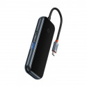 Adapter 4w1 Baseus Hub USB-C na 4xUSB 3.0 (Dark Grey)
