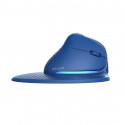 Wireless Ergonomic Mouse Delux M618XSD BT+2.4G RGB (blue)