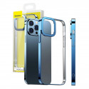 Baseus Glitter Transparent Case for iPhone 13 Pro Max (blue)