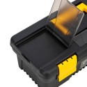 Plastic Tool Box Deli Tools EDL432412, 12'' (yellow)