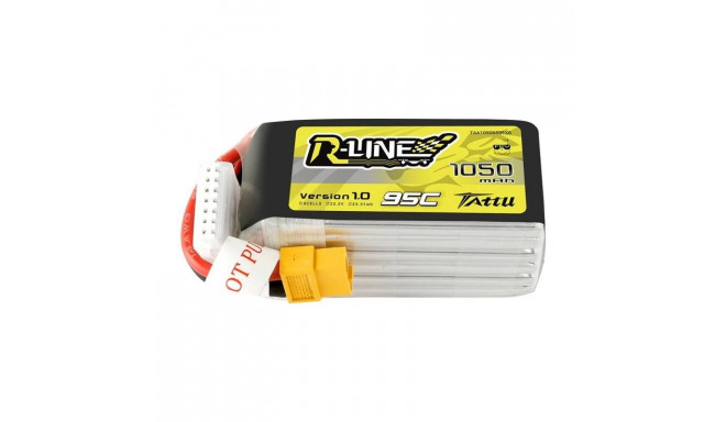 Battery Tattu R-Line 1050mAh 22.2V 95C 6S1P XT60