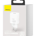 Quick Charger Baseus Super Si 1C 30W (white)