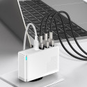 Travel Charger Baseus GaN2 Pro Quick  2x USB + 2x USB-C, 100W, EU (white)