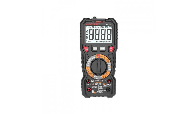 Digital Multimeter with Flashlight Habotest HT118C, True RMS, NCV, battery testing